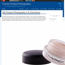 360 Product Photography in E-Commerce - Toronto Product Photography