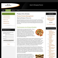 Product Portolio Management