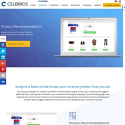 Celebros : Product Recommendation & Cross Sell