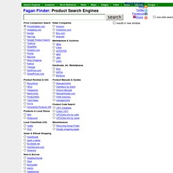 Product Search Engines