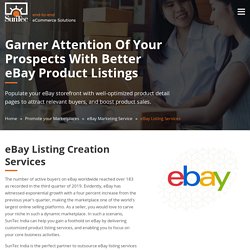 Ebay Product Data Entry Services