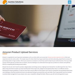 Amazon data entry services