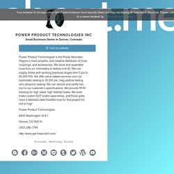 Power Product Technologies Inc - Denver, Colorado