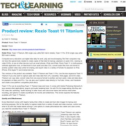 Product review: Roxio Toast 11 Titanium