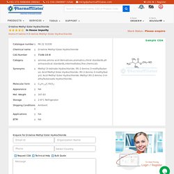 Product Name : D-Valine Methyl Ester Hydrochloride