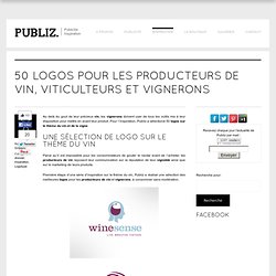 50 logos pour les producteurs de vin, viticulteurs et vignerons
