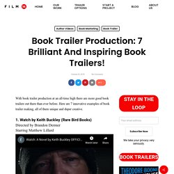 Book Trailer Production: 7 Brilliant and Inspiring Book Trailers!