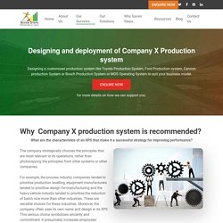 Company X Production System Consultants in Bangalore - Seven Steps Global