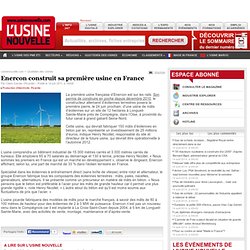 Enercon construit sa première usine en France - Production d'électricité