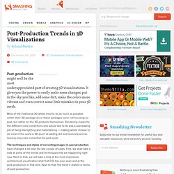 Post-Production Trends in 3D Visualizations