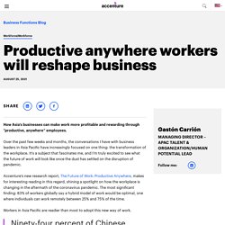 Productive Workers Reshape APAC Business