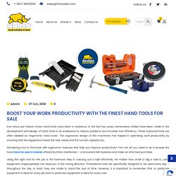 Boost Your Work Productivity With The Finest Hand Tools For Sale - Rhino Distribution