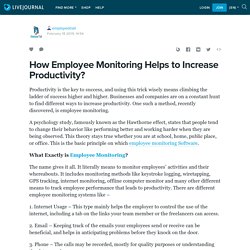 How Employee Monitoring Helps to Increase Productivity?: employeetrail