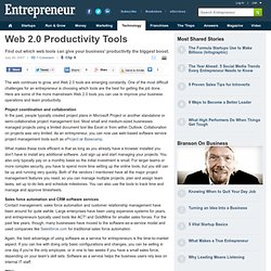 Web 2.0 Productivity Tools