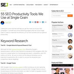 55 SEO Productivity Tools