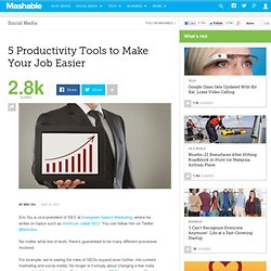 5 Productivity Tools to Make Your Job Easier