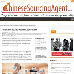 Finding quality products at an affordable price range can only be done if you partnered with a trusted China sourcing agent.