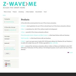 Z-Wave home automation solutions