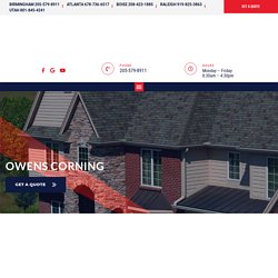 Products - Owens Corning Duration Shingles
