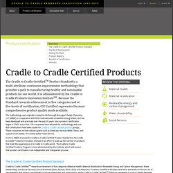 Cradle To Cradle Products Innovation Institute
