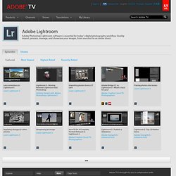 Adobe TV - Lightroom
