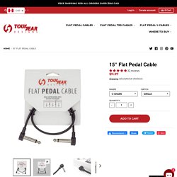 15-Inch Flat Pedal Cables - Products