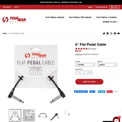 6-Inch Flat Pedal Cables - Products