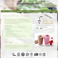 Weight Loss Products in Kit in Canada - Nutritionally Fit with Sheela