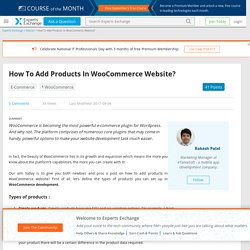 How To Add Products In WooCommerce Website?