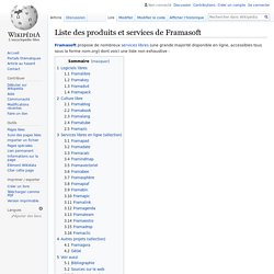Liste des produits et services de Framasoft