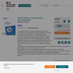 Guide TICE pour le professeur documentaliste