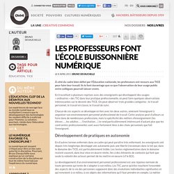 Les professeurs font l’école buissonnière numérique