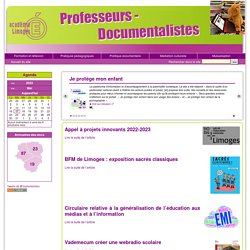 Professeurs documentalistes de l'académie de Limoges