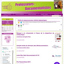 Professeurs documentalistes de l'académie de Limoges