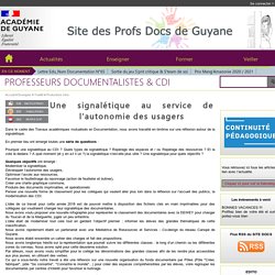 PROFESSEURS DOCUMENTALISTES & CDI
