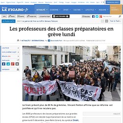 Les professeurs des classes préparatoires en grève lundi