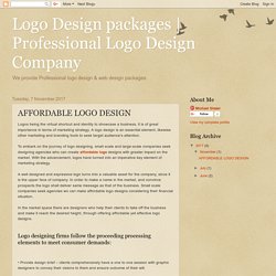 Professional Logo Design Company: AFFORDABLE LOGO DESIGN