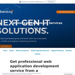 Web Application Development