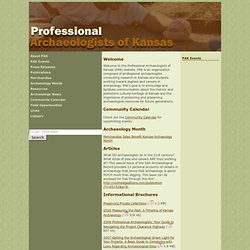 Professional Archaeologist of Kansas