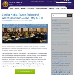 Certified Medical Tourism Professional Workshop