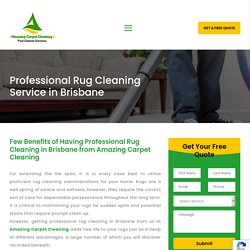 Professional Rug Cleaning Service in Brisbane, Rug cleaning