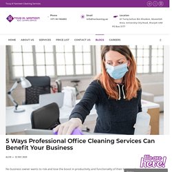 5 Ways Professional Office Cleaning Services Can Benefit Your Business