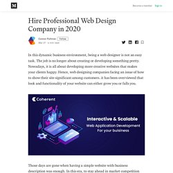 Hire Professional Web Design Company at Cost-Effective Price