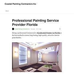 Professional Painting Service Provider Florida