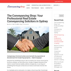 Your Professional Real Estate Conveyancing Solicitors in Sydney