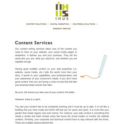 Corporate Content Writing Services