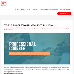 Top 10 Professional Courses In India
