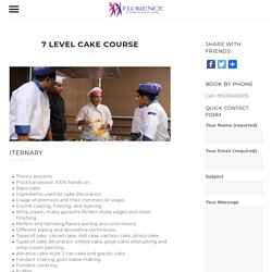 Professional Cake Decorating Class - 7 Level Cake Course