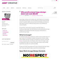 Why professional logo design does not cost $5.00