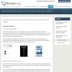 The home of Scrum > Assessments > Professional Scrum Developer Assessments > PSD Objective Domain